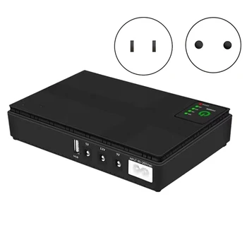 1 Комплект источника бесперебойного питания USB с резервным аккумулятором емкостью 10400 мАч для Wi-Fi-маршрутизатора CCTV (штепсельная вилка США)