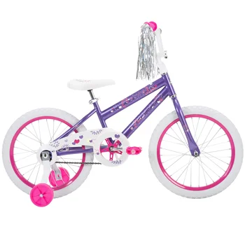 18 дюймов.   Женский велосипед, фиолетовый металлик