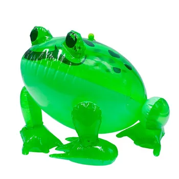 1шт 35 *35* 30 см Гибкая лягушка надувные светящиеся игрушки животных для детских подарков