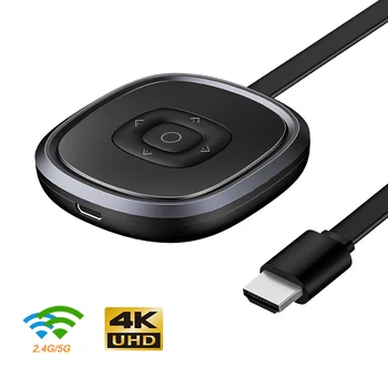 2.4G/5G 4K Беспроводной Wifi Дисплей Приемник Ключа, совместимый с HDMI, Зеркальный Адаптер для совместного использования экрана TV Stick Cast Phone To TV Projector