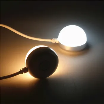 3 Вт 5 Вт Mini USB LED Blub 1,5 м USB кабель Лампы для чтения книг с переключателем Магнитная лампа для детской спальни Настольная лампа