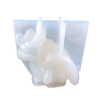 3D свеча дракона Силиконовая форма Инструменты для мыловарения животных Сделай САМ кристалл эпоксидной смолы R7UB