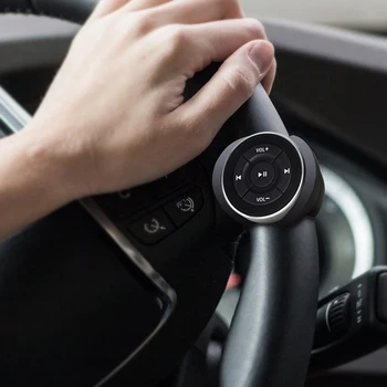 Bluetooth автомобильный руль, мультимедийный пульт дистанционного управления затвором для iPhone Android