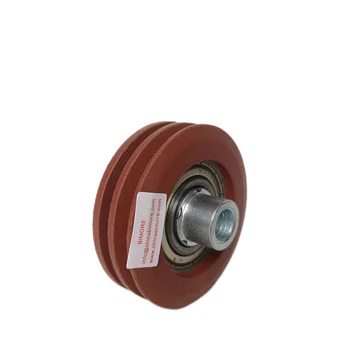 KM89627G02 52*16*6003 Красное колесо с двойной канавкой для лифта D52/17 мм W16 мм Используется для подъемного ролика Kone M