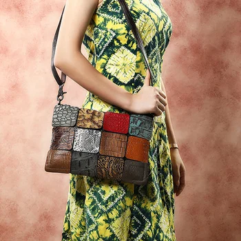 Luufan 2023 Женская сумка-клатч в этническом стиле, кошелек с плечевым ремнем, сумочка для рук, женский повседневный клатч двойного назначения, новинка 2023 года