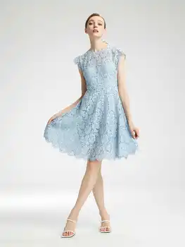 QR8104 Высококачественное новое модное женское платье 2023 года, роскошное платье известного бренда европейского дизайна в стиле вечеринки