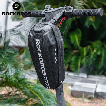 ROCKBROS Hard Shell Передняя Рама, подвесная сумка для скутера, водонепроницаемая Складная сумка для шоссейного велосипеда MTB, Многофункциональная сумка для электрического велосипеда