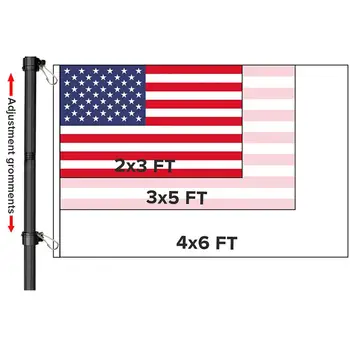 Вращающийся держатель для флага без спутывания, защищенный от ржавчины, свободно вращающийся Держатель для флага, украшение для дома