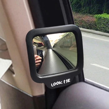 Градусов Широкоугольное автомобильное зеркало заднего вида с магнитом, вспомогательное автомобильное зеркало заднего вида, устраняющее слепую точку для безопасности автомобиля