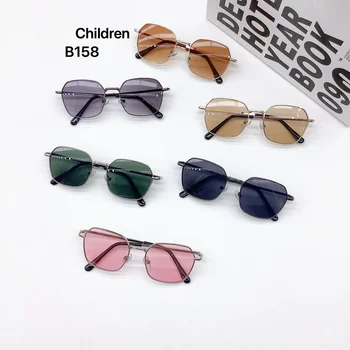 Детские солнцезащитные очки в стиле ретро с защитой от ультрафиолета, сеть Fashion Box, Красные солнцезащитные очки для малышей