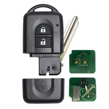 Дистанционный Ключ для Входа в Автомобиль Без Ключа с 2 Кнопками 43 Гц ID46 с Чипом для Nissan X-Trail Qashqai Pathfinder 285E34X00A 285E3EB30A