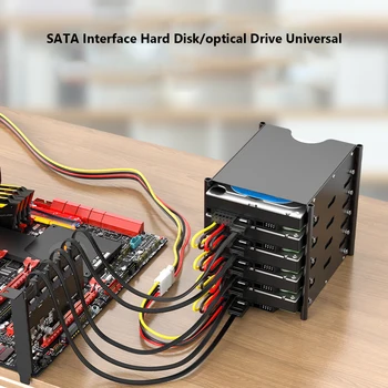 Жесткий диск SATA 1-5 SATA Блок питания Разветвитель Кабель-адаптер Шнур для ПК Sever