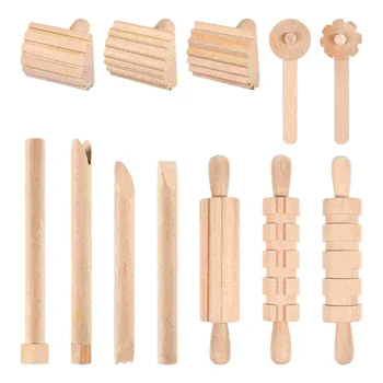 Инструменты для лепки из глины, набор для придания формы, наборы для гончарного дела, деревянная лепка, детская скульптура