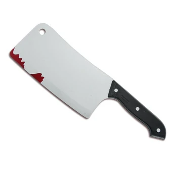 Кровавый тесак, ножи Реалистичный кухонный тесак Реквизит для розыгрышей Игрушки Сценический реквизит