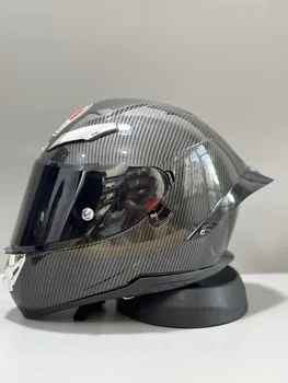 Мотоциклетный шлем pista 70-х годов, юбилейный глянцевый черный шлем, шлем для верховой езды, Мотокросс, Мотобайковый шлем