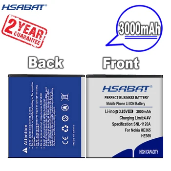 Новое поступление [HSABAT] Сменный аккумулятор HE365 емкостью 3000 мАч для Nokia 1 Plus TA-1130 1123 1127 1111