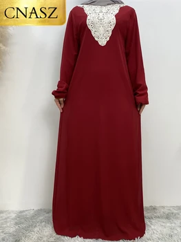 Новый исламский Повседневный Шифоновый Халат с цветочной вышивкой для взрослых, мусульманский халат из турецкого Дубая, мусульманская одежда Абайя, Халаты для мусульман