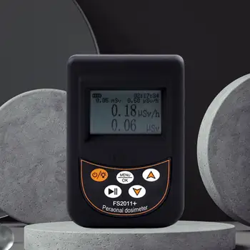 Персональный дозиметр Профессиональный измеритель радиационного контроля, легко считываемый тестер дозиметра радиации для офиса, дома, промышленности, на открытом воздухе