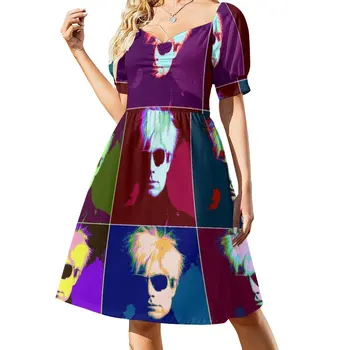Платье Энди Уорхола в стиле поп-арт, летнее платье для женщин 2023, летнее платье для женщин 2023, модные элегантные платья больших размеров, женская одежда