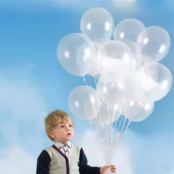 прозрачные воздушные шары из прозрачного латекса толщиной в дюйм, Романтические Свадебные Украшения на День рождения, Надувные воздушные шары