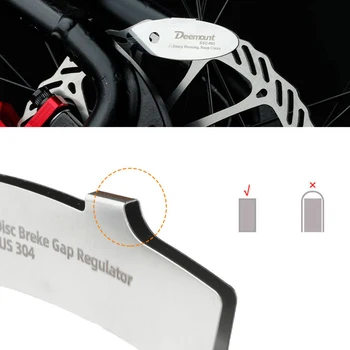 Регулировка тормозных колодок велосипедного диска Инструмент для выравнивания пластины Регулировки тормозного ротора Распорка Гидравлических дисковых тормозных колодок