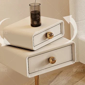 Роскошный прикроватный столик Современный Белый Кавайный Корейский Милый шкаф для хранения вещей Прикроватные тумбочки в Скандинавском стиле Винтажный ассортимент итальянской мебели в стиле Тироар