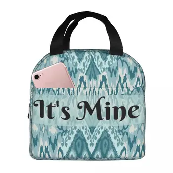 Термоизолированная сумка для ланча с рисунком It's Mine, Изолированная сумка для бенто, контейнер для ланча, сумки для хранения продуктов, ланч-бокс большой емкости