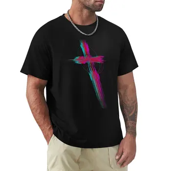 Футболка Cross Sword V2, забавная футболка, винтажная футболка, футболки оверсайз, быстросохнущая рубашка, спортивные рубашки, мужские