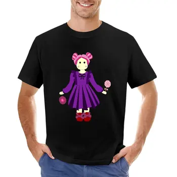 Футболка с изображением куклы-девочки с комиксами, графическая футболка, футболка нового выпуска, забавные футболки для мужчин