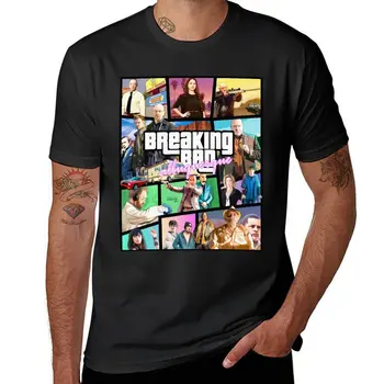 футболка с художественным постером GTA в Альбукерке на заказ, футболки больших размеров, корейская мода, милые топы, одежда для мужчин