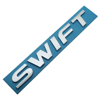 Эмблема с буквами SWIFT, автомобильные наклейки, этикетка, аксессуары для модификации автомобиля Suzuki new old Swift, логотип для украшения заднего багажника